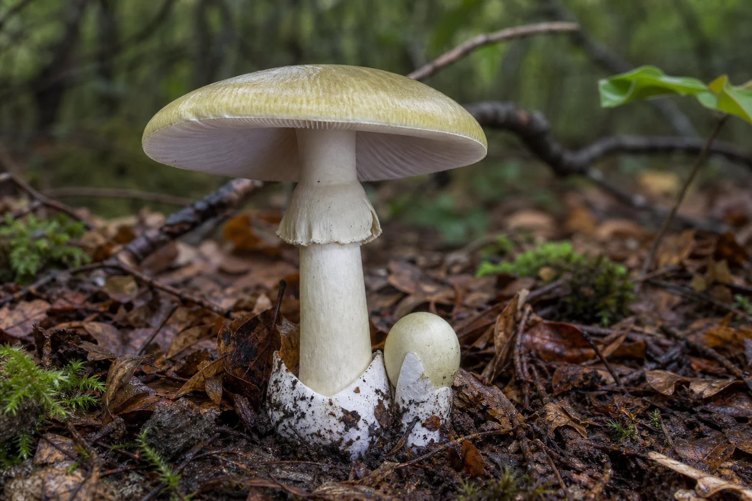 Amanita phalloides Ölüm Meleği, Köygöçüren Mantarı