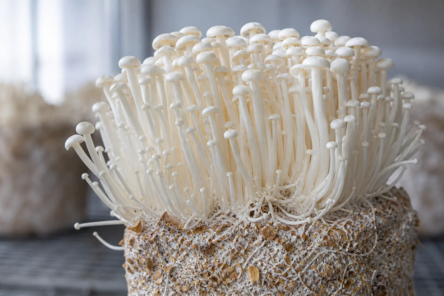 Enoki Mantarı (Flammulina Velutipes)