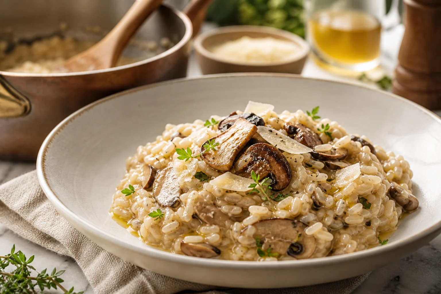 Mantarlı Risotto: Şeflerin Püf Noktaları